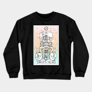 Rainbow Tarot The Chariot Crewneck Sweatshirt